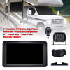 7" Monitor DVR Driving Video Recorder with Car Charger for RV Truck Bus + Camera