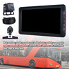 7" Monitor DVR Driving Video Recorder for RV Truck Bus + Rear View Backup Camera
