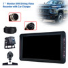 7" Monitor DVR Driving Video Recorder for RV Truck Bus + Rear View Backup Camera