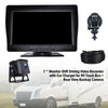 7" Monitor DVR Driving Video Recorder with Car Charger for RV Truck Bus Camera