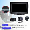 7" Monitor DVR Driving Video Recorder with Car Charger for RV Truck Bus Camera