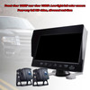 7" Monitor DVR Driving Video Recorder for RV Truck Bus+2 Rear View Backup Camera