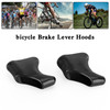 One Pair of Shield Brake Lever Hoods For Super record Black