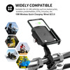 15W Phone Wireless Charge Bracket Extension Bracket Black B For Moto Scooter