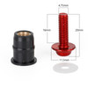 Motorcycle Wind Screen Shield Alu M5x16mm Screw Bolt Washers kit Red 10 Pack