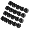 20pcs Fairing Panel Bolt Clip 6mm Plastic Screw Rivets Clips Black For Honda