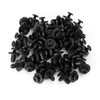 50pcs Fairing Panel Bolt Clip 6mm Plastic Screw Rivets Clips Black For Honda