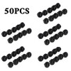 50pcs Fairing Panel Bolt Clip 6mm Plastic Screw Rivets Clips Black For Honda