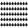 50pcs Fairing Panel Bolt Clip 6mm Plastic Screw Rivets Clips Black For Honda