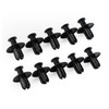 10pcs Fairing Panel Bolt Clip 8mm Plastic Screw Rivets Clips Black For Honda