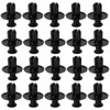 20pcs Fairing Panel Bolt Clip 8mm Plastic Screw Rivets Clips Black For Honda