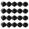 20pcs Fairing Panel Bolt Clip 8mm Plastic Screw Rivets Clips Black For Honda