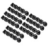 50pcs Fairing Panel Bolt Clip 8mm Plastic Screw Rivets Clips Black For Honda