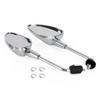 Left & Right Rearview Mirror Chrome For Vespa Sprint 50 125 150 2014-2022