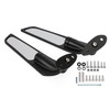 Adjustable Wing Fin Rearview Mirrors For Kawasaki Ninja 250 300 400 650 13-21