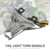 Integrated Tail Light Turn Signal For KAWASAKI Ninja ZX10R Z1000 2013-2022 Black