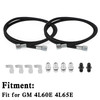 Automatic Transmission Cooler Lines Kit 6-AN Hose Line Kit For GM 4L60E 4L65E