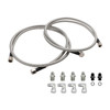 Automatic Transmission Cooler Lines Kit 6-AN Hose Line Kit For GM 4L60E 4L65E