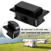 RV Boat Caravan 12V Side Air Cooling Blower Fan Vent Exhaust Ventilation Black