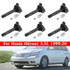 6X Ignition Coils+6X Spark Plugs Set UF242 For Honda Odyssey 3.5L 1999-2007