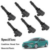 6x Ignition Coil 5R2U12A366BA For Ford Falcon BA BF XR6 TURBO 6 CYL Territory