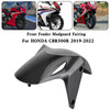 Front Fender Mud Guard Hugger Cowling Fairing For HONDA CBR500R 2019-2022 Carbon