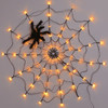 Halloween Decorations Web Lights Indoor Outdoor Party Garden Decoration+Spider Purple Light + Spider USB