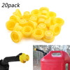 5x Yellow Spout Cap fits BLITZ self-venting gas can spouts 900302 900092 900094