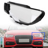 Left & Right Pair Headlight Cover Headlamp Lens For Audi A3 2013-2016 Clear