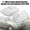 2X Mirror Glass Heated Convex Spotter for Ford Explorer 2011-2018