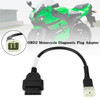 OBD2 6 Pin Diagnostic Plug Adapter For Kawasaki Motorcycle Scooter ATV Cable