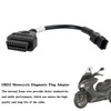 Motorcycle 3 Pin To 16 Pin OBD Adapter OBD2 Diagnostic Cable Connector For KYMCO