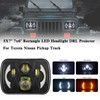 5X7" 7x6" Rectangle LED Headlight DRL Projector For Toyota Nissan Pickup Truck 5X7" 7x6" Rectangle LED Headlight DRL Projector For Toyota Nissan Pickup Truck