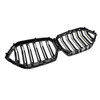 20-22 BMW X-Series X6 M50i M50d Front Bumper Grille Grill W/Camera Hole Black