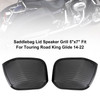 5"x7" Saddlebag Lid Speaker Grill Fits For Road King Touring Glide 14-22