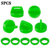 5pcs Key Switch Cover Green For Polaris Ranger 400 500 570 800 900 1000 5433534