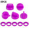 5pcs Key Switch Cover Violet For Polaris Ranger 400 500 570 800 900 1000 5433534