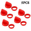 5pcs Key Switch Cover Red For Polaris Ranger 400 500 570 800 900 1000 5433534