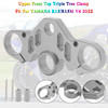CNC Aluminum Upper Front Top Triple Tree Clamp For YAMAHA R15 V4 R15M 2022 Sil