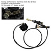 Go Kart Golf Cart ATV Rear Hydraulic Brake Assembly Caliper Master Cylinder Kit