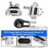 3PCS 18-19 Jeep Cherokee Latitude Plus Altitude Sport Utility 14-16 North Sport 4-Door Engine Motor & Transmission Mount Set