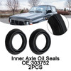 2pcs Front Inner Axle Oil Seals 303752 for Nissan Patrol 1987-2013 Y60 Y61