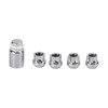 4PCS Wheel Lock Lug Nut Fit Tesla Model S/3/X/Y All Year Chrome M14 X 1.5