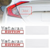 2pcs VETERAN Edition Emblem Badge Car Truck Rear Tailgate Sticker Decal Alloy Silver Red