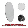 Right Side Heated Mirror Glass for Mini F54 F55 F56 F57 F60 14-19 51167366040