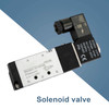 4V110-06 5 Way 2 Position PT1/8" AC 220V Pneumatic Electric Solenoid Air Valve