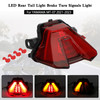 LED Rear Tail Light Brake Turn Signals For Yamaha MT-07 MT07 2021-2023 Red