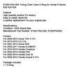 91302-PNA-004 Timing Chain Case O-Ring Honda K-Series K20 K23 K24