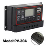 30A Solar Panel Battery Regulator Charge Controller PWM LCD Dual USB 12V/24V