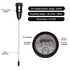 Handheld Soil PH Tester PH & Moisture Meter With 295mm Long Metal Probe